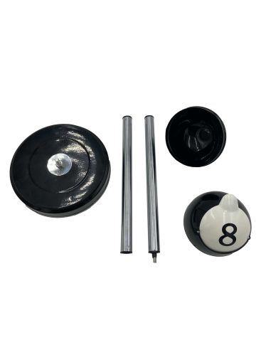 Cendrier Haut Boule Billard / Hauteur Réglable : 37 cm ou 59 cm