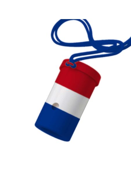 Mini Trompette Tricolore - Dimension : 7 x 5 x 4cm