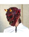 Masque Démon Cornu avec Elastique de Maintient - Taille Unique