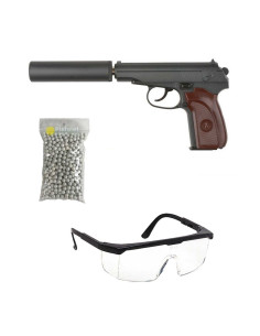 Pack airsoft G.29A Style Makarov Original Silencieux