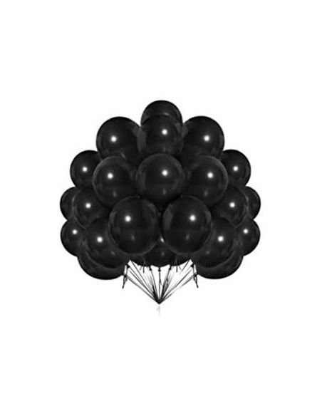 Pack de 40 Ballons Noirs et Oranges / Dimensions : 30 x 30 cm