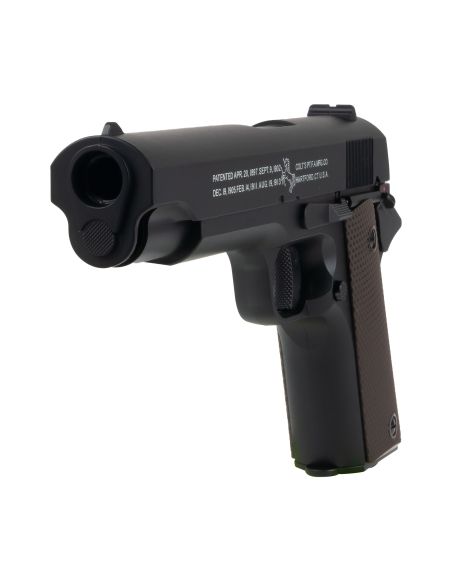 Réplique airsoft Colt 1911 AEPMosfet RTP Lipo Noir (Cybergun)