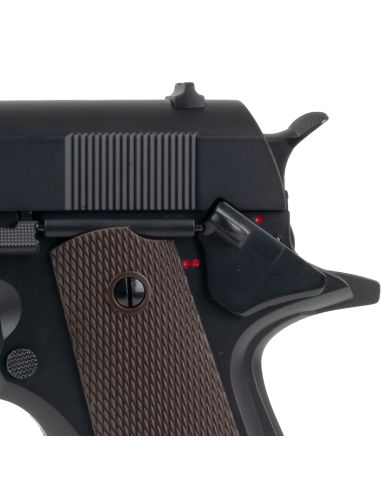 Réplique airsoft Colt 1911 AEPMosfet RTP Lipo Noir (Cybergun)