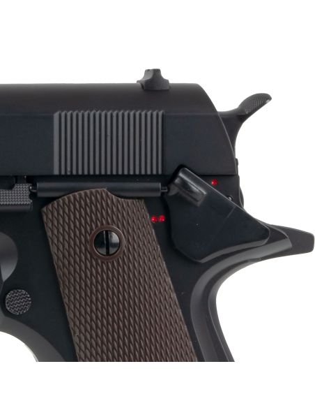 Réplique airsoft Colt 1911 AEPMosfet RTP Lipo Noir (Cybergun)