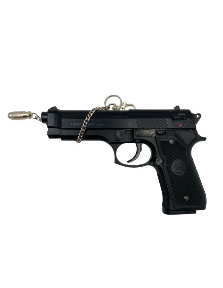 Pack Airsoft / Beretta Mod.92 FS Culasse Métal Spring / 600 billes 0,20g / Porte clés balle Factice 9mm
