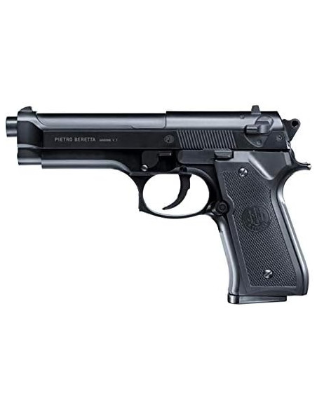 Pack Airsoft Pistolet M92 à Ressort / Matière: ABS et Métal /Puissance 0.5 Joule/Livré avec Accessoires