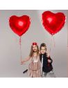 Ballon Aluminium en Cœur Rouge / Dimension : 45 cm