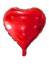 Ballon Aluminium en Cœur Rouge / Dimension : 45 cm