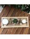 Set de Décoration de Bougies Aspect Naturel