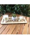 Set de Décoration de Bougies Aspect Naturel