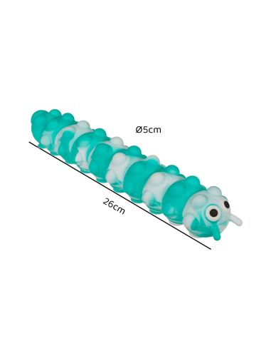 Jouet pour Enfant / Fidget Pop N' Stick Chenille à ventouses / Dimension: 26x5x5 cm