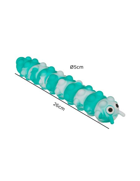 Jouet pour Enfant / Fidget Pop N' Stick Chenille à ventouses / Dimension: 26x5x5 cm