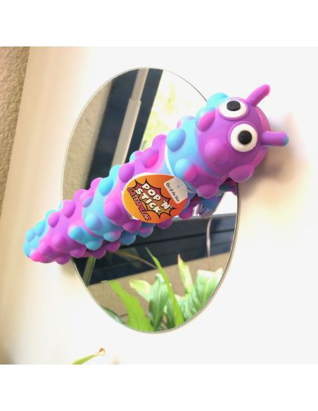 Jouet pour Enfant / Fidget Pop N' Stick Chenille à ventouses / Dimension: 26x5x5 cm