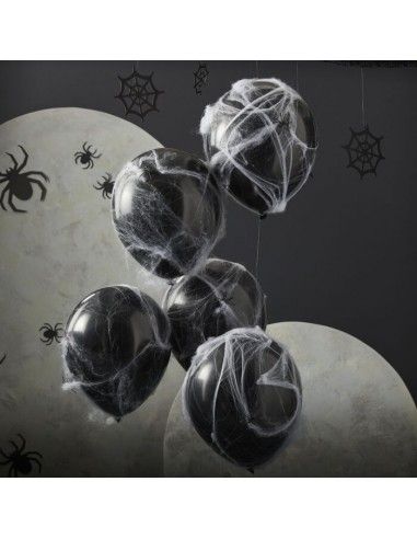 Sachet de 20 Ballons Noirs - Dimensions : 30 x 30 cm