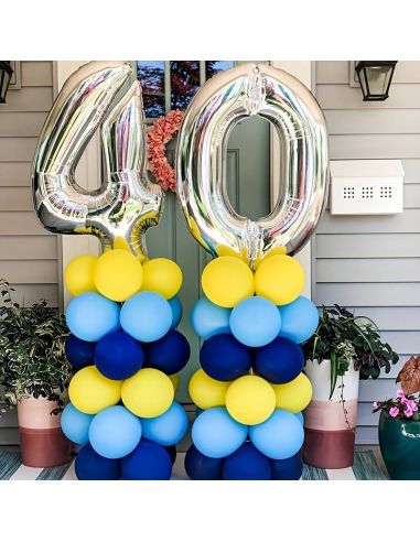 Support Ballons vertical Réutilisable / Dimensions : 127 x 20 cm