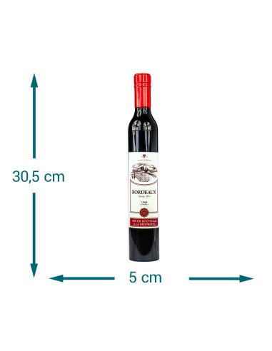 Parapluie en Forme de Bouteille De Vin Rouge - Dimensions ouvert : 61 x 90 cm