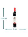 Parapluie en Forme de Bouteille De Vin Rouge - Dimensions ouvert : 61 x 90 cm