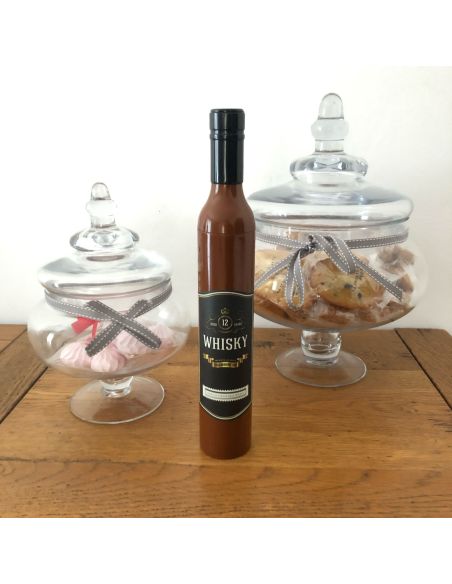 Parapluie en Forme de Bouteille De Whisky - Dimensions ouvert : 61 x 90 cm