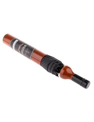 Parapluie en Forme de Bouteille De Whisky - Dimensions ouvert : 61 x 90 cm