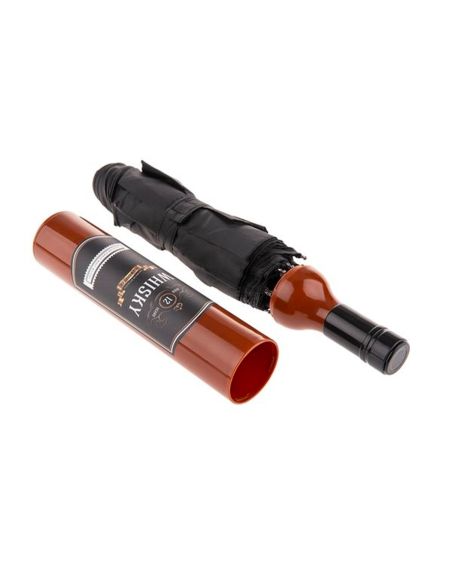Parapluie en Forme de Bouteille De Whisky - Dimensions ouvert : 61 x 90 cm