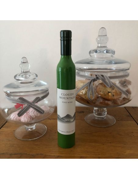 Parapluie en Forme de Bouteille De Vin Blanc - Dimension ouvert : 61 x 90 cm 