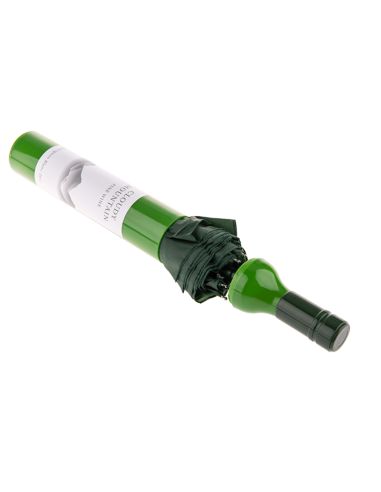 Parapluie en Forme de Bouteille De Vin Blanc - Dimension ouvert : 61 x 90 cm 