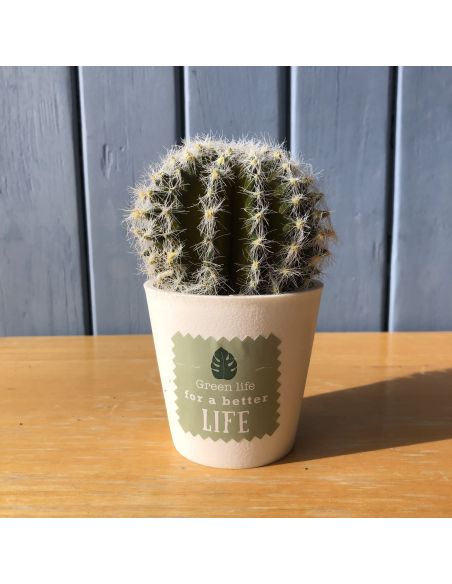 Plante Artificielle en Pot Blanc