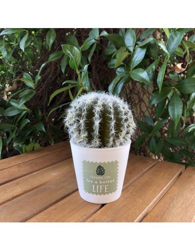 Plante Artificielle en Pot Blanc