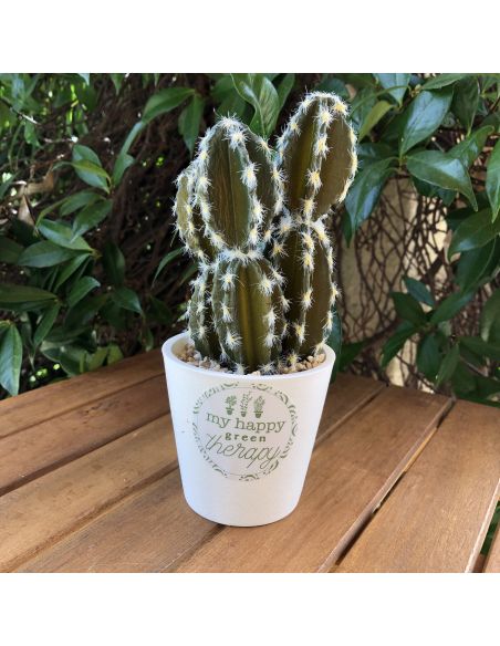 Plante Artificielle en Pot Blanc