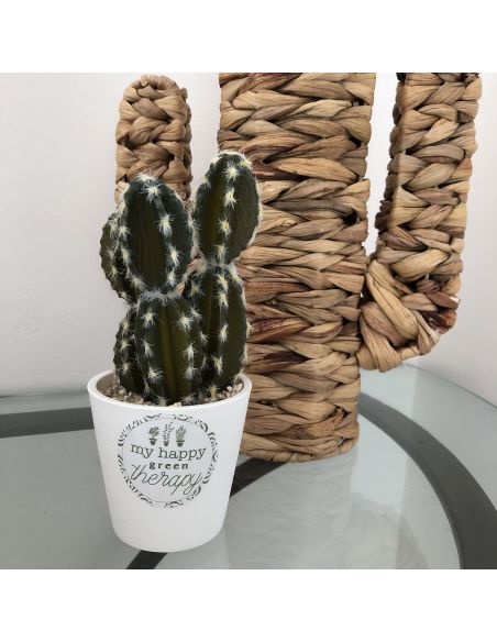 Plante Artificielle en Pot Blanc