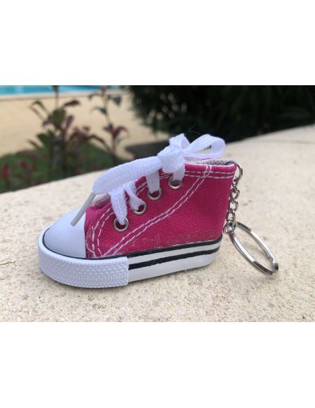 Porte-clé Chaussure de Sport avec Anneau en Métal