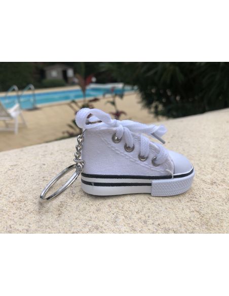 Porte-clé Chaussure de Sport avec Anneau en Métal