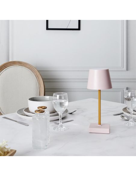 Lampe LED de Table Tactile / Couleur : Rose
