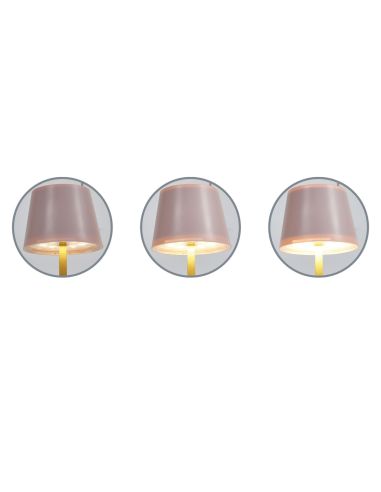 Lampe LED de Table Tactile / Couleur : Rose