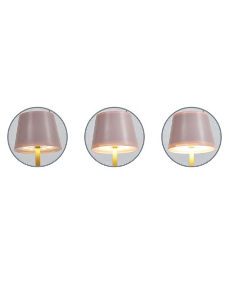 Lampe LED de Table Tactile / Couleur : Rose