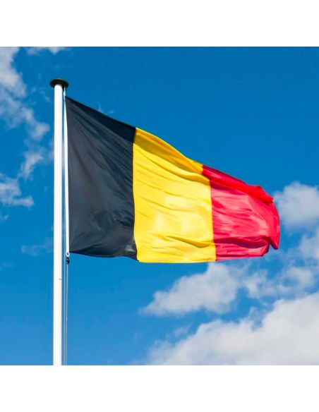 Drapeau Belge en Tissu - Dimensions : 90 x 60 cm