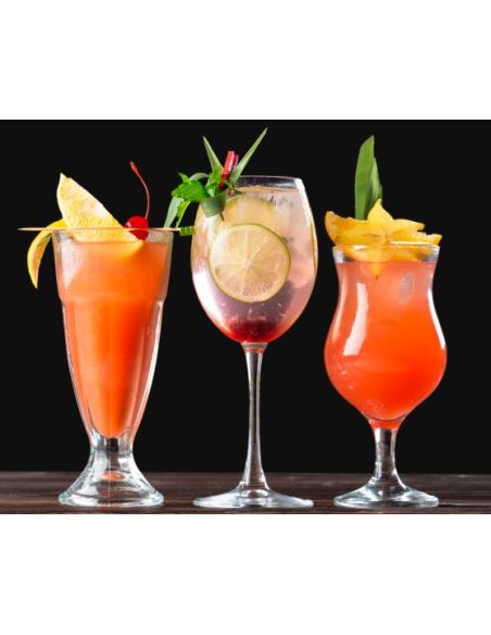 Accessoire de Cuisine / Kit à Cocktail Noir avec 4 Accessoires / Matière : Métal et Acier Inoxydable