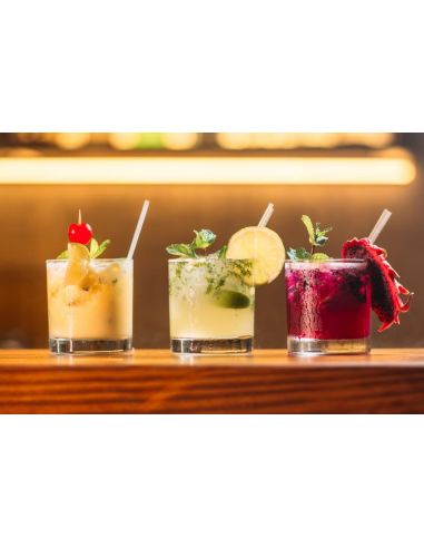 Accessoire de Cuisine / Kit à Cocktail Noir avec 4 Accessoires / Matière : Métal et Acier Inoxydable