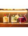 Accessoire de Cuisine / Kit à Cocktail Noir avec 4 Accessoires / Matière : Métal et Acier Inoxydable