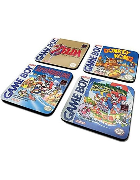 4 Dessous de Verre GameBoy en Liège / Dimensions : 10 x 10 cm