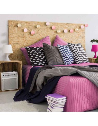 Guirlande 10 boules lampes Led Rose Doré / Longueur : 192 cm