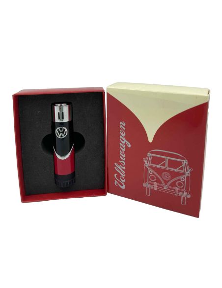 Briquet Clipper Rechargeable en Métal "Volkswagen VW T1 Samba" / Hauteur : 8 cm