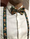 Lot Noeud Papillon+Bretelles motif Noël - 6 modèles Différents