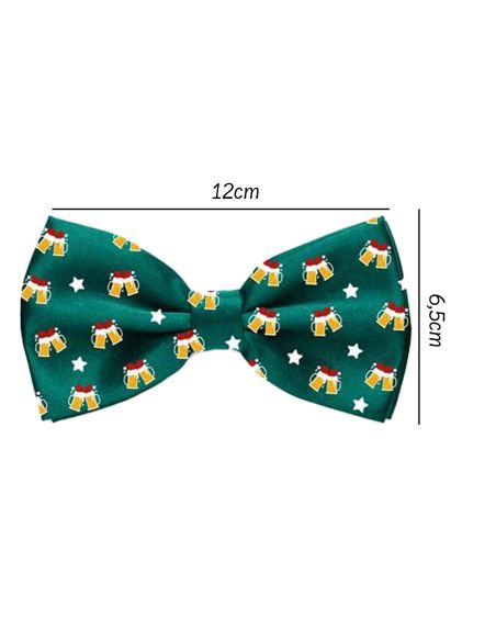 Noeud Papillon Motif Noël - 6 modèles Différents