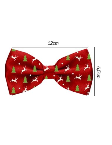 Noeud Papillon Motif Noël - 6 modèles Différents