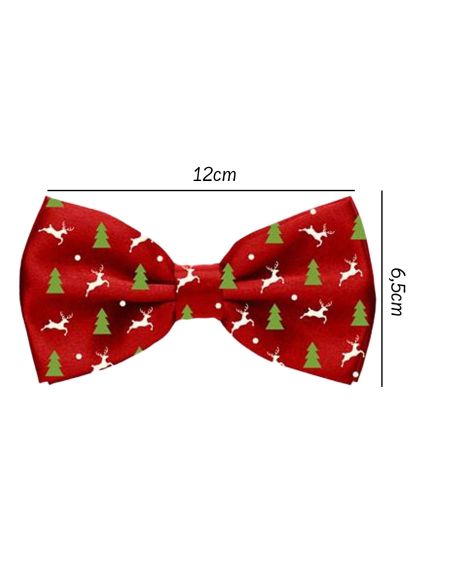 Noeud Papillon Motif Noël - 6 modèles Différents
