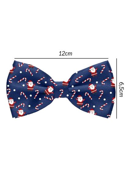 Noeud Papillon Motif Noël - 6 modèles Différents