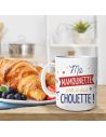Mug "Ma Mamounette C'est la Plus Chouette" - Dimensions : 11,5 x 8 x 9,7 cm