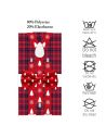 Lot Noeud Papillon+Bretelles motif Noël - 6 modèles Différents