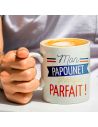 Mug "Mon Papounet Presque Parfait" - Dimensions : 11,5 x 8 x 9,7 cm